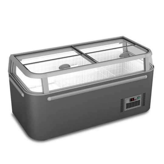 Congelatore frigo a pozzetto con vetri dritti scorrevoli -22/+10° C 523 litri M18 | 185 x 85 x 87 H cm