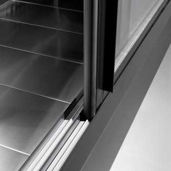 Espositore murale refrigerato per salumi e formaggi Chamonix, profondità 75 cm