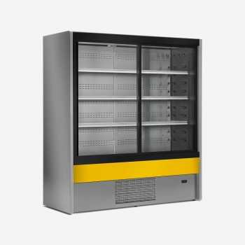 Cervino refrigerated wall display, depth 71 cm