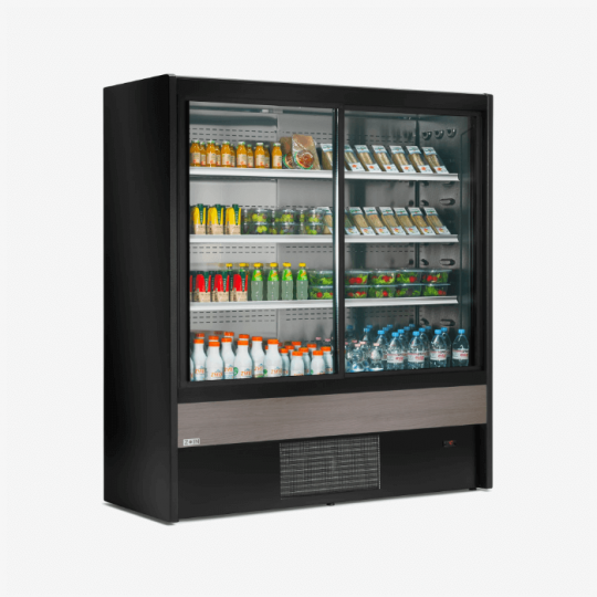 Espositore murale refrigerato Cervino profondità 71 cm