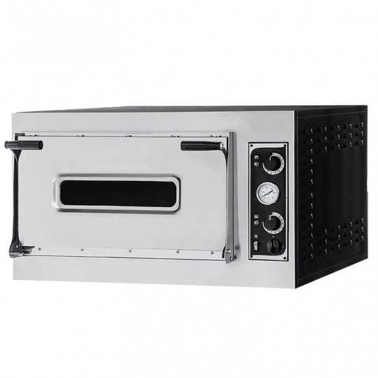 Electric pizzeria bakery oven 6 pizzas with 27 cm high chamber