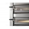 Forno pizza elettrico CUPPONE Michelangelo 6 + 6 con pannello Touch, cappa e supporto