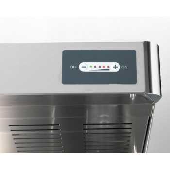 Four à pizza électrique CUPPONE Michelangelo 6 + 6 avec écran tactile, hotte et support