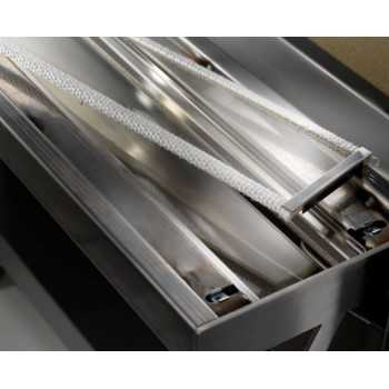 Forno pizza elettrico CUPPONE Michelangelo 6 + 6 con pannello Touch, cappa e supporto