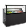 MIRABELLA 7 flavour ice cream counter with heated glass