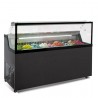 Vitrine à glaces MIRABELLA 9 parfums avec double vitrage chauffant | 165,5 x 67,7 x 119 cm
