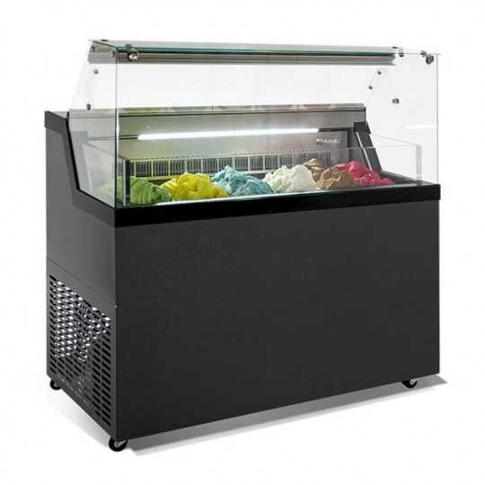 Vitrine à glaces Mirabella 6 parfums | 119 x 67,7 x 119 cm