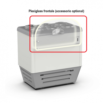 Comptoir de glaces 4 parfums avec réserve DOLCE VITA