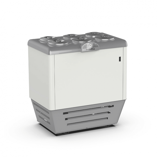 Banco gelato a pozzetto 6 gusti con riserva DOLCE VITA