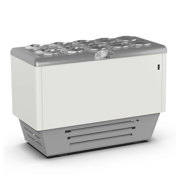 Banco gelato a pozzetto 10 gusti con riserva DOLCE VITA