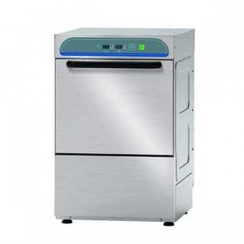 Electronic glasswasher 40 cm basket with detergent and rinse aid pump G28