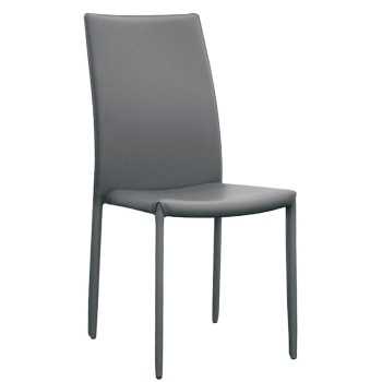 SEDIA Struttura in acciaio, rivestimento in ecopelle. Mod824