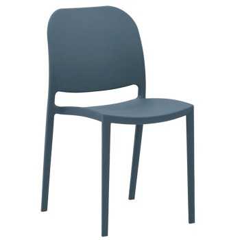 Chair with polypropylene and fiberglass frame 725