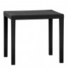 Table carrée. Structure en polypropylène. Modèle 1044.