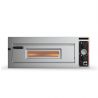 Electric pizza oven with 1 chamber and manual thermostat