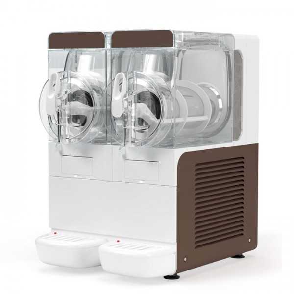CUBE-6 granita and sorbet machine with two 6 liter containers