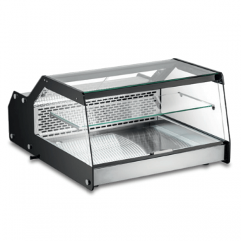 Refrigerated counter display for sushi and fish