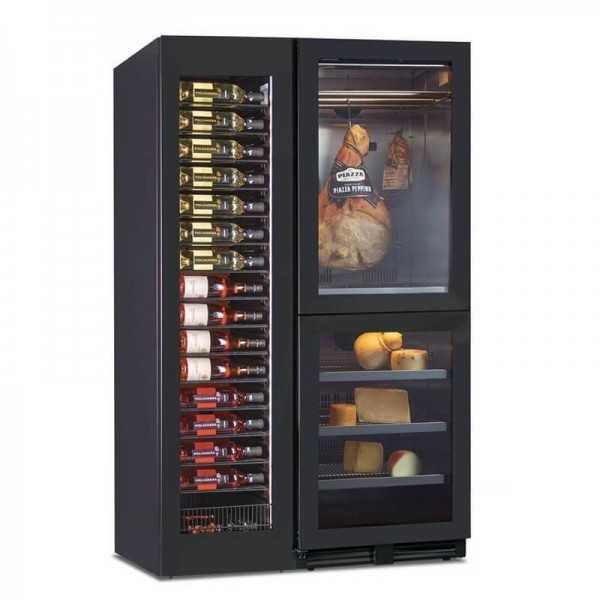 Frigovetrina per vini salumi e formaggi a 3 zone 752 L | 106,5 x 70 x 180,4 H cm