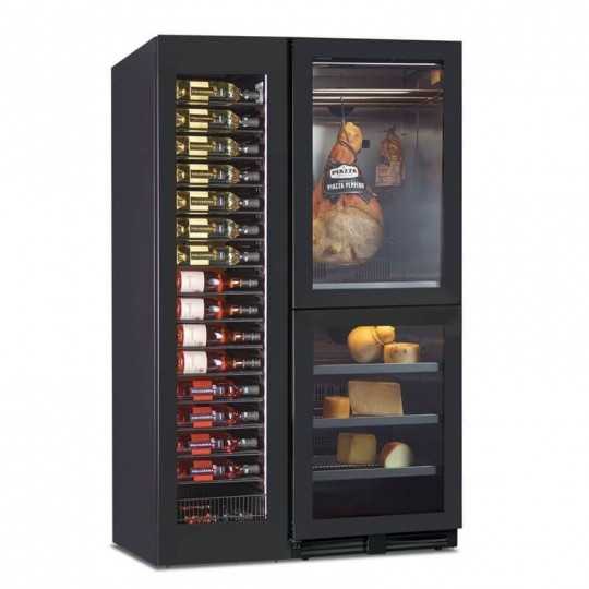 Frigovetrina per vini salumi e formaggi a 3 zone 752 L | 106,5 x 70 x 180,4 H cm