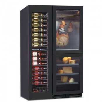 Frigovetrina per vini salumi e formaggi a 4 zone 746 L | 106,5 x 70 x 180,4 H cm