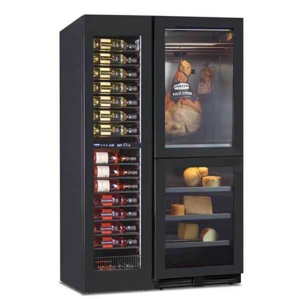 Réfrigérateur à vin, charcuterie et fromage 4 zones, 746 L | 106,5 x 70 x 180,4 H cm