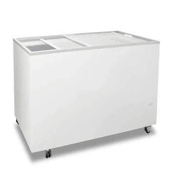 Congelatore a pozzetto con vetri dritti scorrevoli 355 L | 130,5 x 63,5 x 87,5 H cm