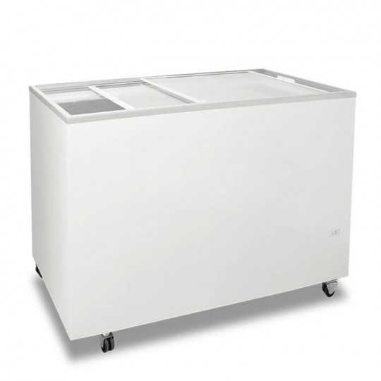 Congelatore a pozzetto con vetri dritti scorrevoli 355 L | 130,5 x 63,5 x 87,5 H cm