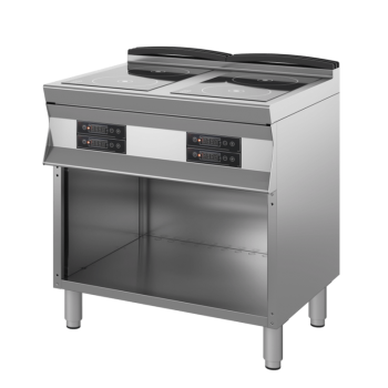 Cucina a induzione a 4 zone su vano profondità 70 cm