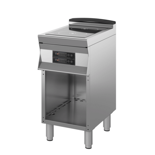 Cucina a induzione a 2 zone su vano profondità 90 cm