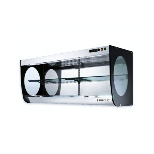 Refrigerated wall cabinet without motor