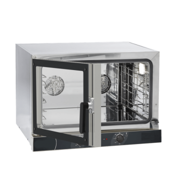 Electric convection oven with 4 60x40 cm trays with side opening