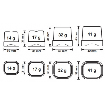 Produttore di ghiaccio a cubetti 70 kg SL90