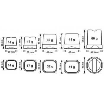 Produttore di ghiaccio a cubetti 130 kg SL280