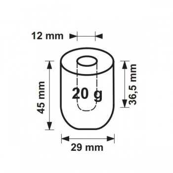 Produttore di ghiaccio a cubetti vuoti 20 kg IF54