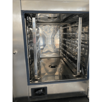 Forno elettrico TOUCH SCREEN convezione vapore con boiler 6 teglie GN 1/1