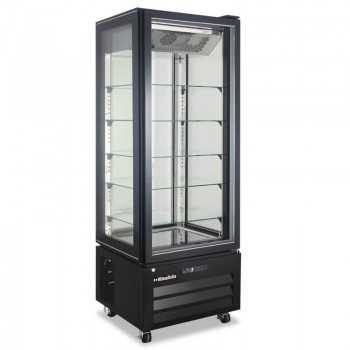 Vetrina freezer panoramica per pasticceria e gelateria no frost -22°/-18° C 319 L | 65 x 65 x 195 cm