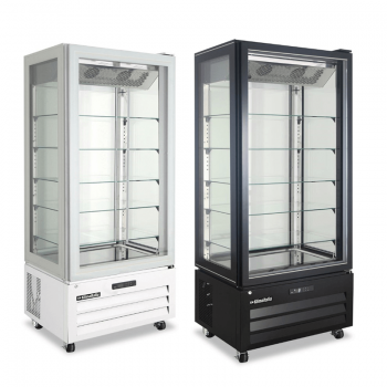 Vetrina freezer per pasticceria e gelateria no frost +2°/+8° C 439 L | 85 x 65 x 195 cm
