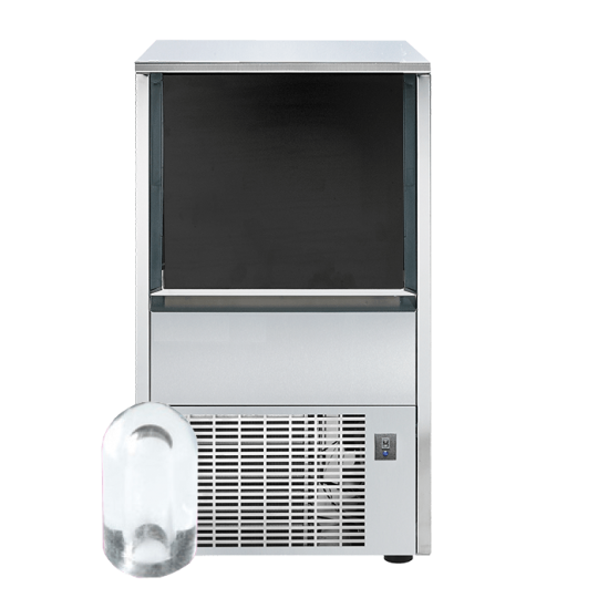 Produttore di ghiaccio a cubetti vuoti 34 kg PS30