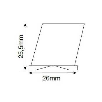 Produttore di ghiaccio a cubetto dado 45 kg PD45