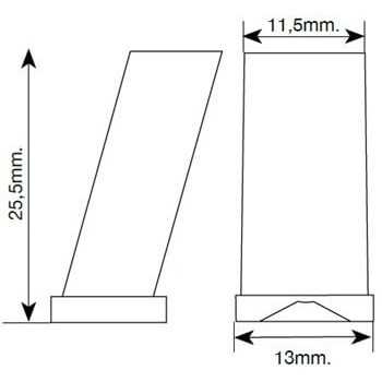 Produttore di ghiaccio a cubetto dado 45 kg PD45