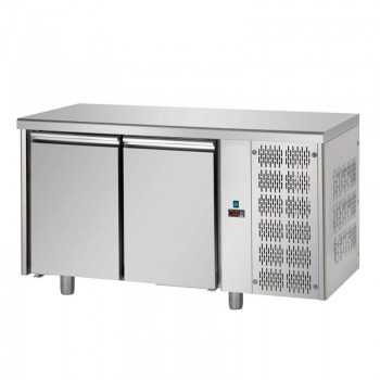 TAVOLO REFRIGERATO GN 1/1 A TEMPERATURA NORMALE CON 2 PORTE E PIANO DI LAVORO