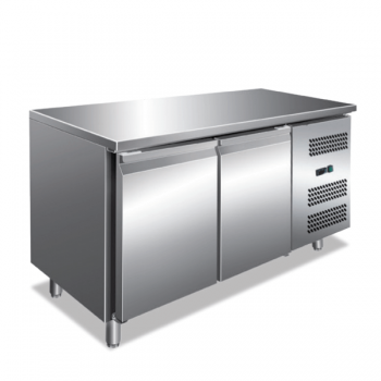 Tavolo refrigerato 2 porte +2°/+8° C | 136 x 70 x 85 cm