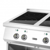 Cuisinière à induction 4 zones RH7, profondeur 70 cm, 17 kW