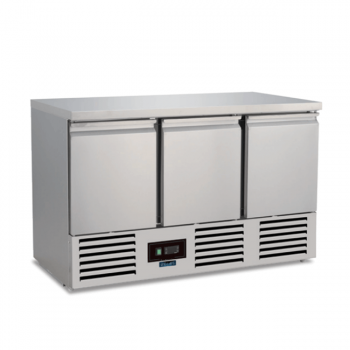 Saladette refrigerata a 3 porte +2°/+8° C | 137 x 70 x 87 cm
