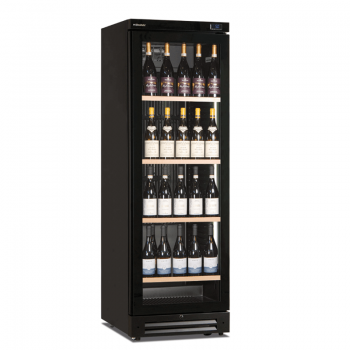 Vitrine à vin I401WINE 126 bouteilles avec étagères en bois | 60 x 65 x 186 cm