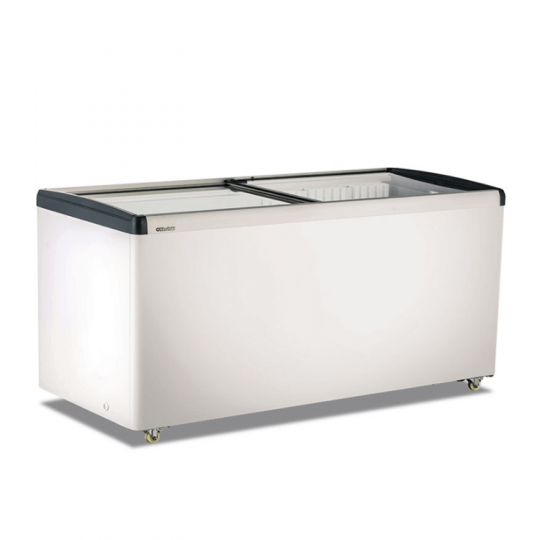 Congélateur coffre avec portes vitrées 501 L -18° / +10° C | 182 x 65 x 90 cm