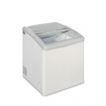 Congelatore a pozzetto con porte in vetro 125 L -22° C | 58 x 69 x 84 cm