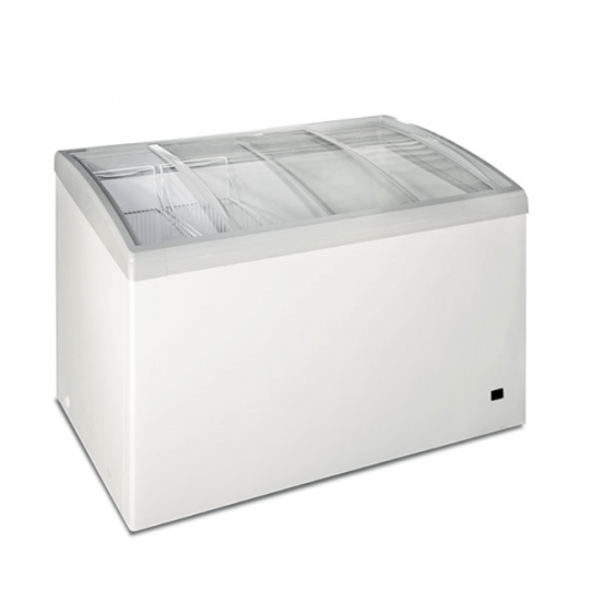 Congélateur coffre avec portes vitrées 300 L -22° C | 122,5 x 65 x 83 cm