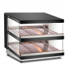 Vitrine de comptoir chauffante libre-service pour aliments