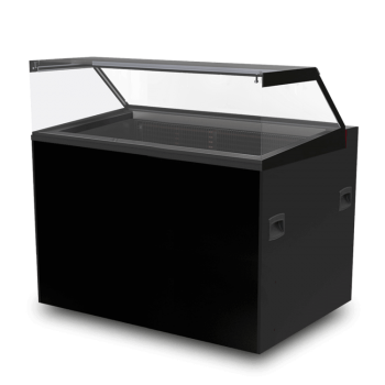 Vetrina gelato 7 gusti con riserva EVOQUE | 138 x 70 x 119 cm